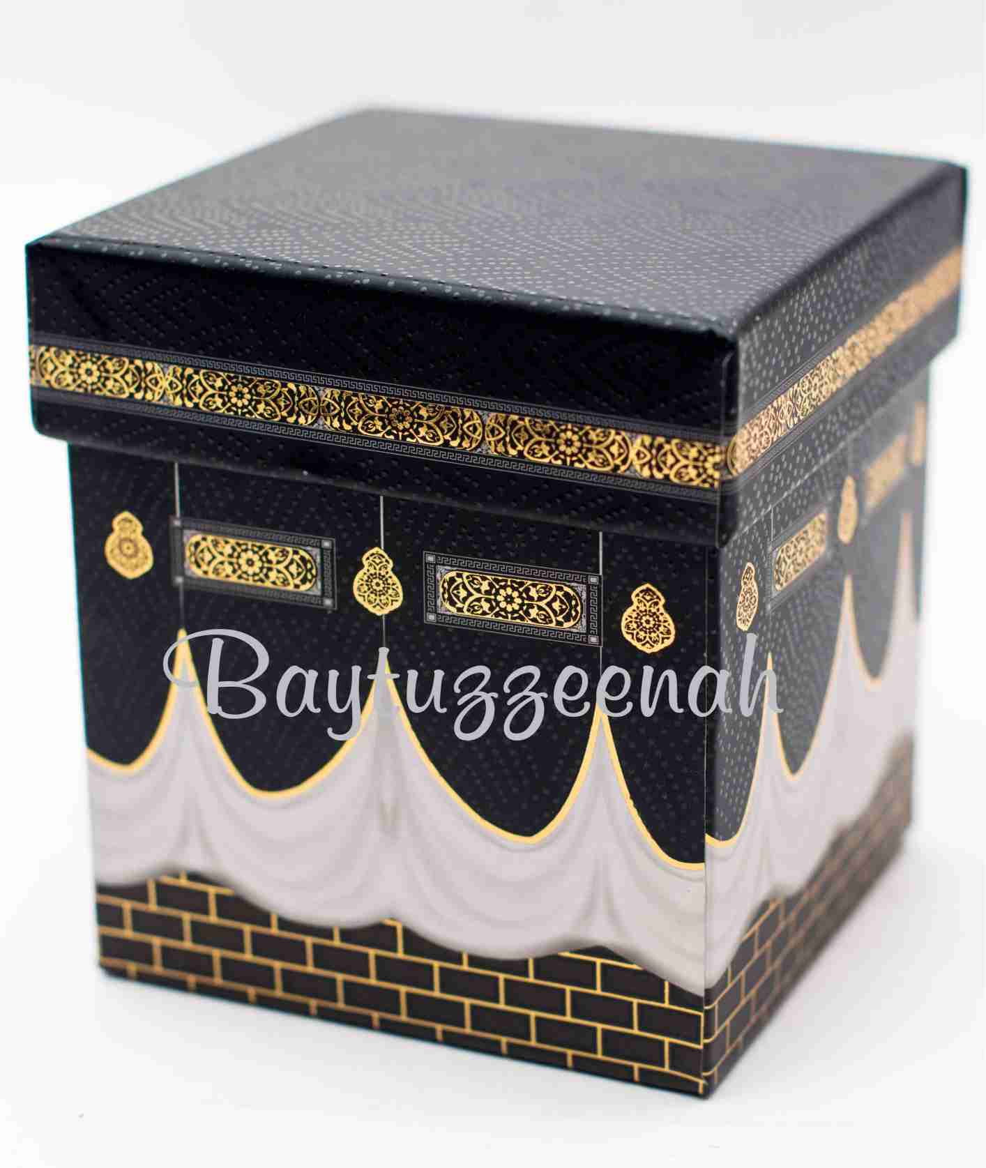 KAABA CUBE GIFT BOX-QURAN+PRAYER RUG